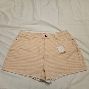 LC Lauren Conrad [Read] Women's Super High Rise Cut Off Shorts Size 20W